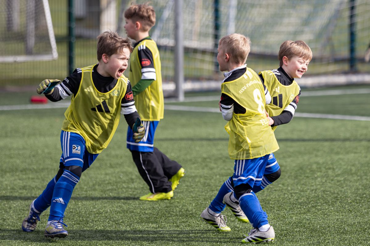 Fußballtraining in der HSV-Fußballschule